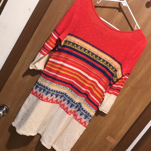 Free People L Lightweight Knit Dress/Top - Picture 7 of 11